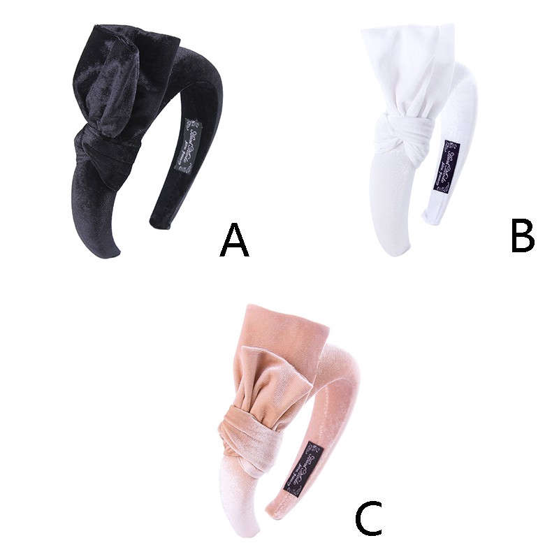 Băng đô nhung thắt nơ phong cách Hàn Quốc xinh xắn dành cho nữ