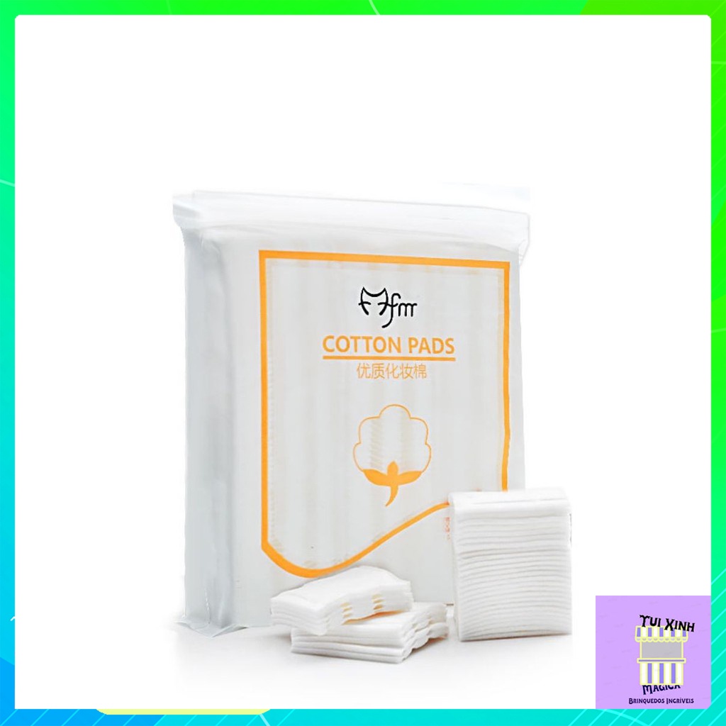 Bông tẩy trang COTTON PADS FM TÚI 222 miếng 3 lớp - Làm sạch lớp trang điểm makeup hiệu quả