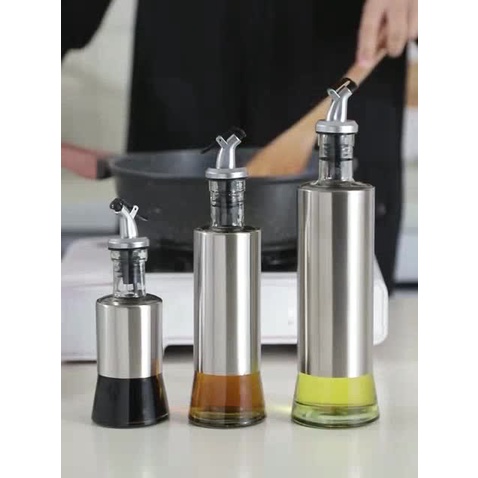 Chai đựng dầu ăn, nước mắm, chất liệu thủy tinh an toàn sức khỏe 500ml