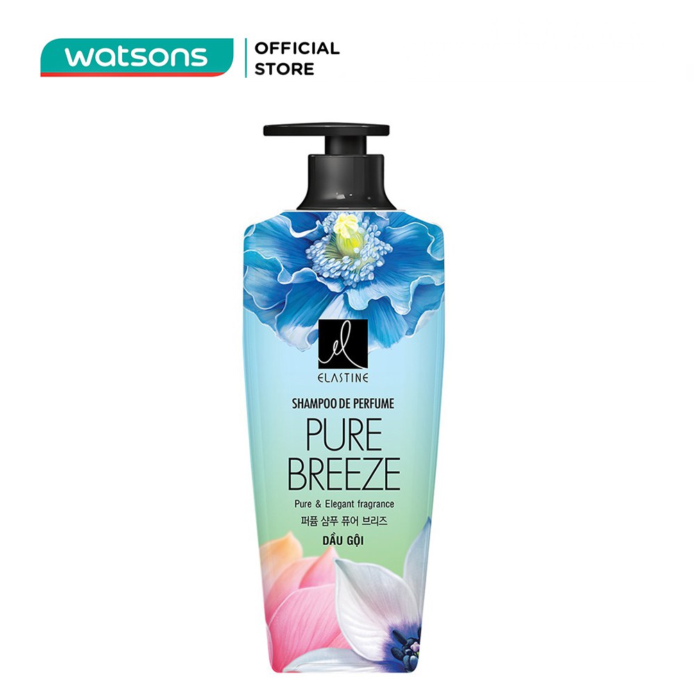 Dầu Gội Nước Hoa Elastine Pure Breeze 600ml