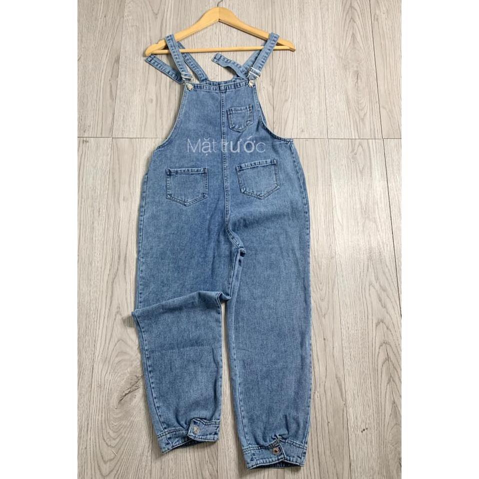 Quần yếm khuy chân 💖FREESHIP💖 Yếm jeans bo cúc chân dáng cực xinh AD21 - Anhduong.store | BigBuy360 - bigbuy360.vn