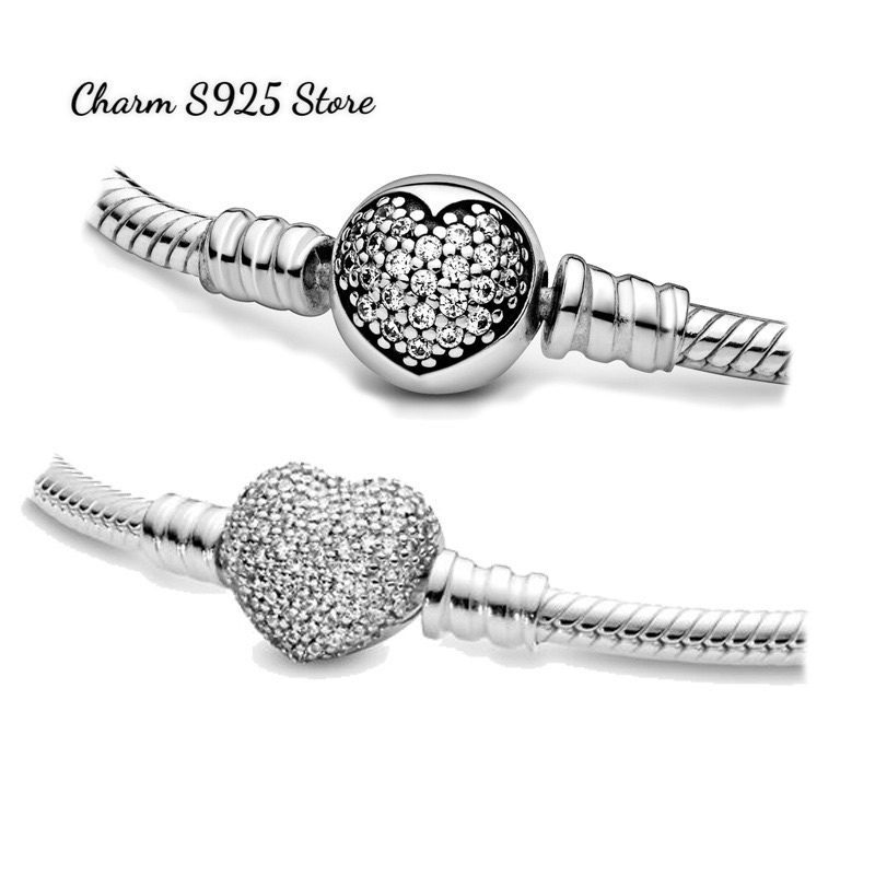 KHOÁ THAY THẾ VÒNG PAN DÙNG THAY THẾ CÁC LOẠI VÒNG PAN TIM ĐÍNH ĐÁ BẠC S925 HÀNG CAO CẤP