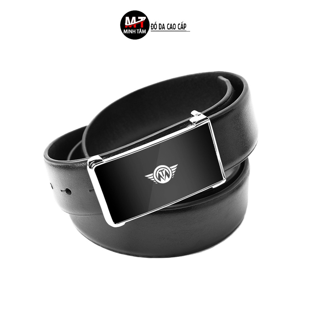 Thắt lưng nam Minh Tâm da bò , khóa kim lỗ búp MT-10H