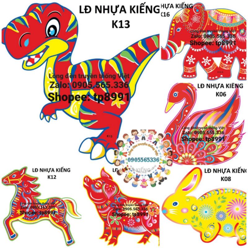 Lồng đèn NHỰA KIẾNG có nhạc có đèn vui rước Trung Thu - Lồng đèn nhựa Trung Thu có pin hàng Việt Nam