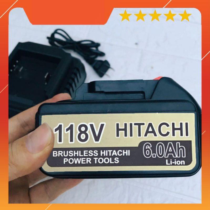Máy Khoan Đục Bê Tông HITACHI 118V 3 Chức Năng, 2 PIN, Không Chổi Than