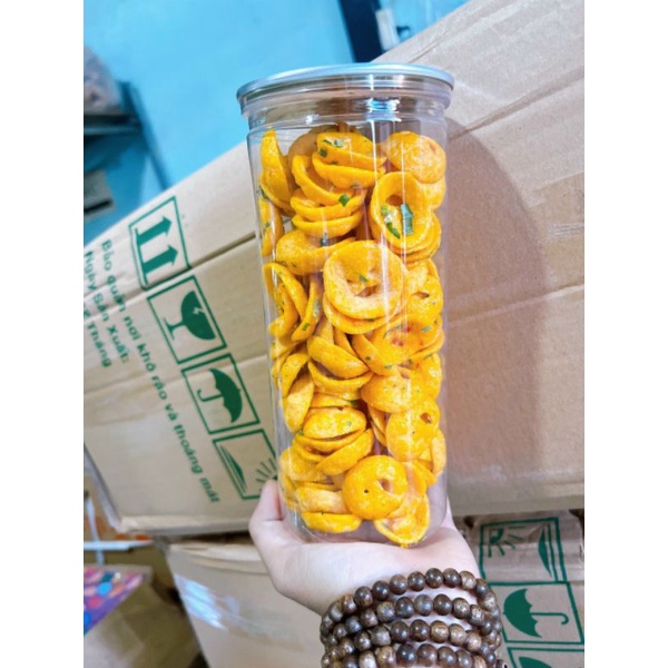 Món ăn tuổi thơ Snack sò hành, cua hành thơm ngon,đậm vị túi 500gram