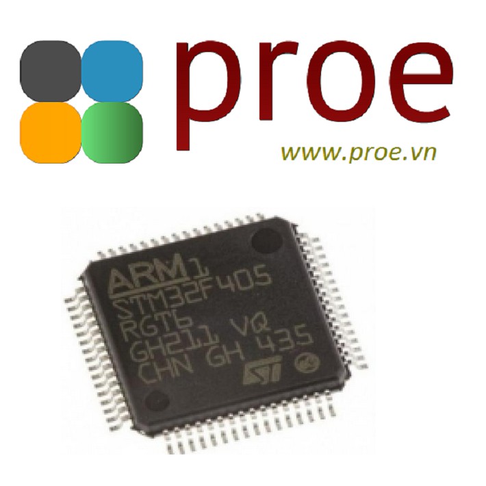 [Mã 88ELSALE hoàn 7% đơn 300K] Vi điều khiển STM32F405RGT6﻿ chính hãng ST