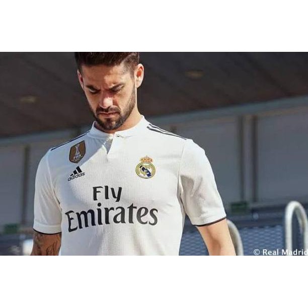 Áo Thun Đá Banh Tay Dài Real Madrid 2018 / 19