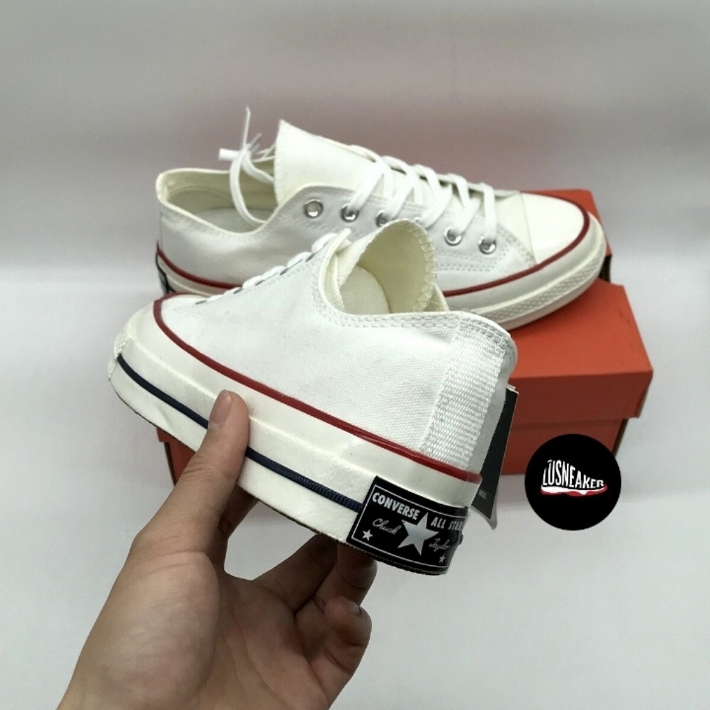 Giày Convert cổ thấp đen trắng 💝FREESHIP💝 Giầy thể thao nam nữ đủ size, Sneaker nữ