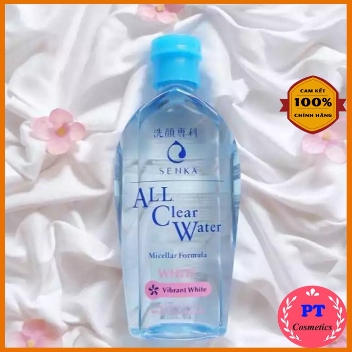 Nước Tẩy Trang Dưỡng Trắng Senka All Clear Water Micellar Formula White 230ml