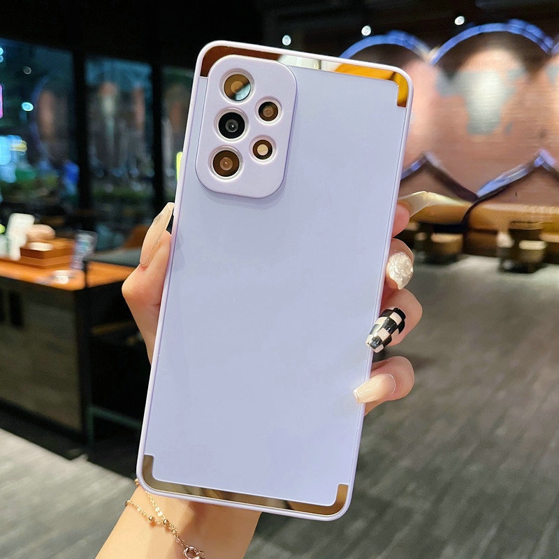 Ốp Điện Thoại Nhám Chống Sốc/Va Đập/Dấu Vân Tay Thời Trang Cho Samsung Galaxy A73 A53 A33 5G A03 A23 A13 4G