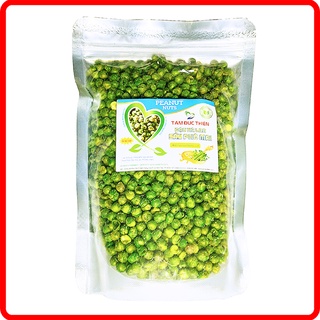 Nửa kg đậu hà lan sấy phô mai thương hiệu tâm đức thiện đồ ăn vặt đậu hạt