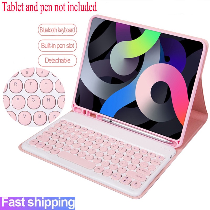 Bao Da Máy Tính Bảng Có Bàn Phím bluetooth Không Dây Cho samsung galaxy tab s6 lite s6 lite a8 a9 + s9 s9 fe Vỏ