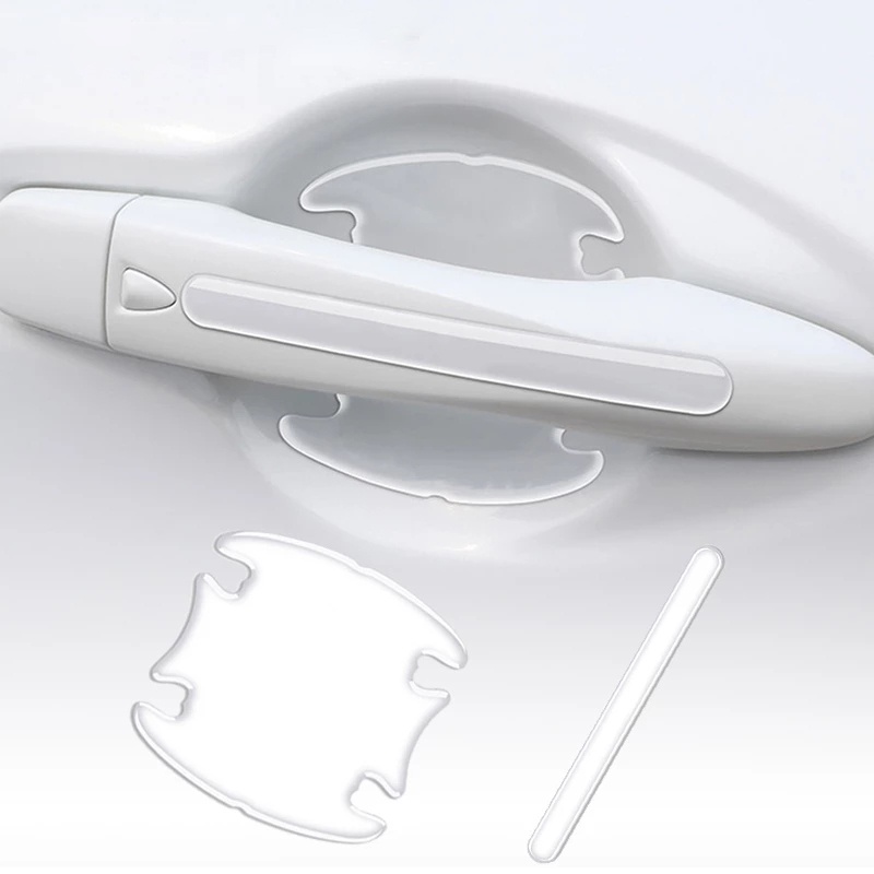 Miếng Dán Bảo Vệ Tay Cầm Cửa Xe Hơi Chống Trầy Xước Họa Tiết 3D Ốp