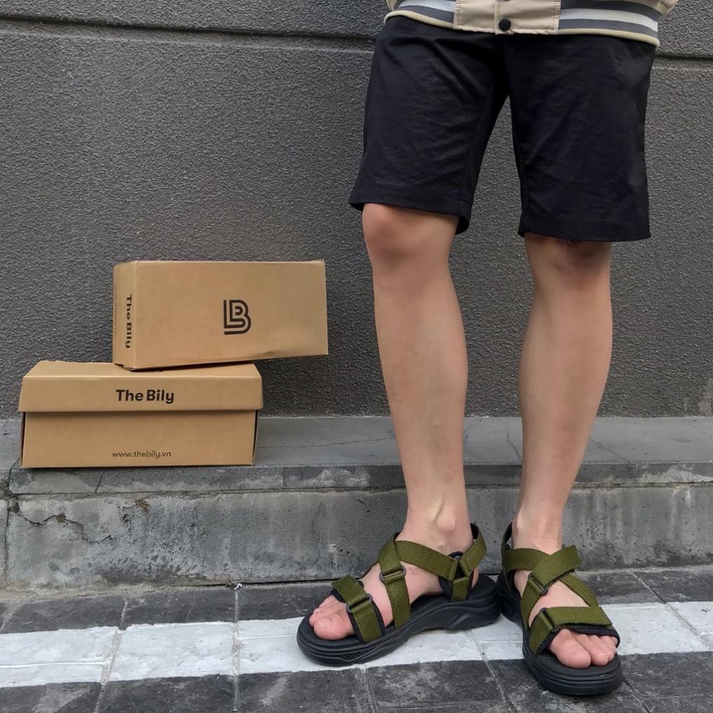 Giày Sandal Nam Nữ Unisex The BiLy Quai Chéo Đôi Dây Dù Đế Phylon Siêu Êm Nhẹ Nhiều Màu-BL02 HSA