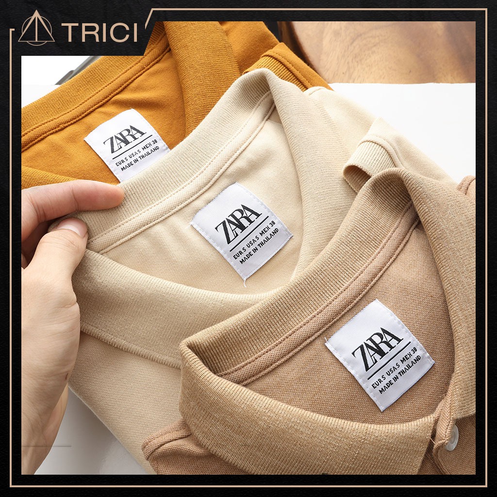 Áo polo zara viền ngang cotton 100% hàng vnxk xuất dư cambodia chuẩn auth | BigBuy360 - bigbuy360.vn