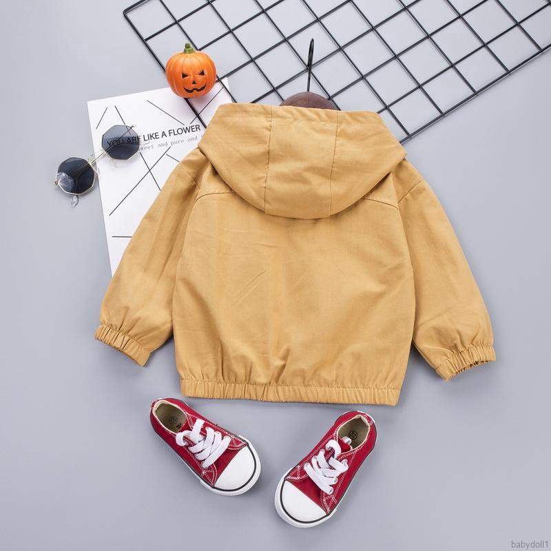 Áo khoác hoodie hình búp bê hoạt hình cho bé trai