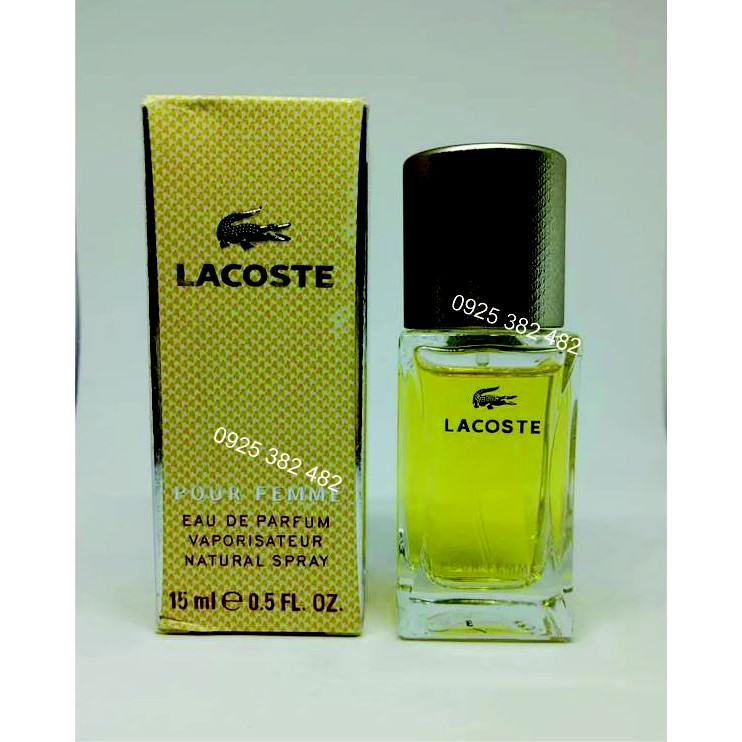 Nước Hoa Mini Lacoste Pour Femme -15ml -For Women -Hàng Xách Tay Mỹ