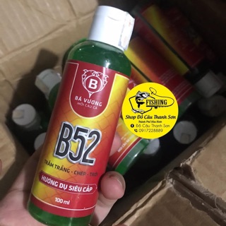 Dụ cá siêu cấp B52 dụ cá tổng hợp trắm trôi chép lọ 100ml