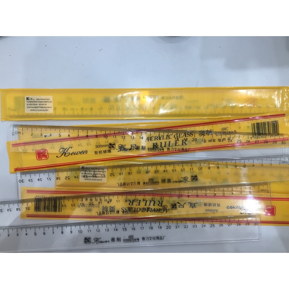Thước kẻ 30cm hàng chuẩn, chất lượng cao, siêu bền