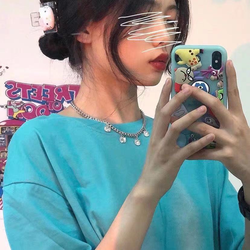 vòng cổ Mặt Hình Mèo Hello Kitty Phong Cách Vintage