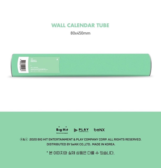 [HÀNG OFFICIAL] SEASON GREETING BTS 2020 đồ lưu niệm BTS