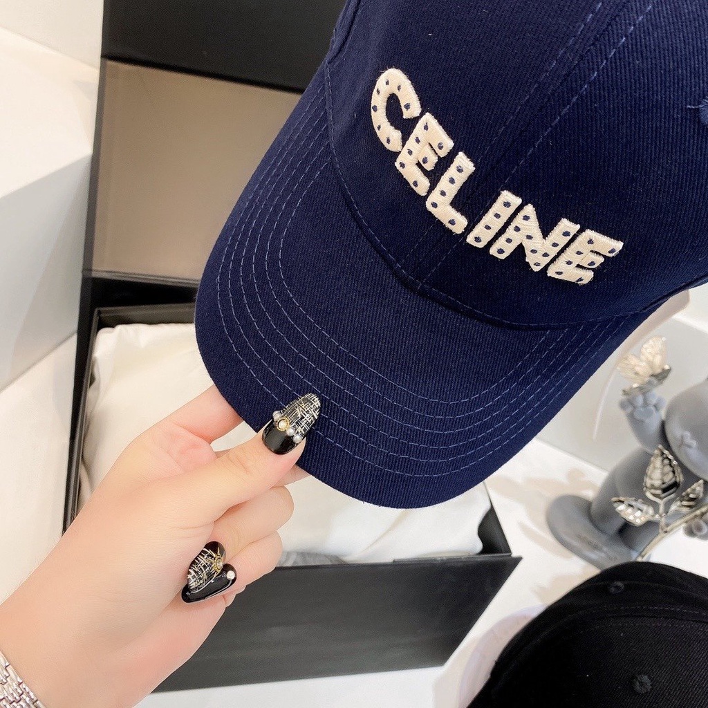 Mũ Lưỡi Trai Chống Nắng Thoáng Khí Thêu Chữ Daigou CELIN * EGZX Thời Trang Dành Cho Nam Và Nữ