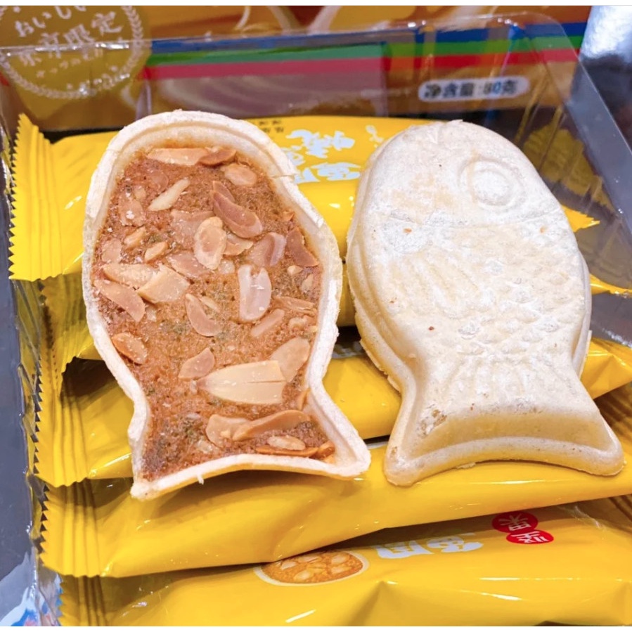 [HỘP 80G] Bánh Cá Taiyaki Nguyên Vị Pamiriter 80g - Đài Loan