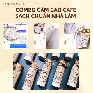 COMBO 3 CHAI CÁM GẠO CAFE NGUYÊN CHẤT ( Làm sạch da - Mịn da - Cấp ẩm )