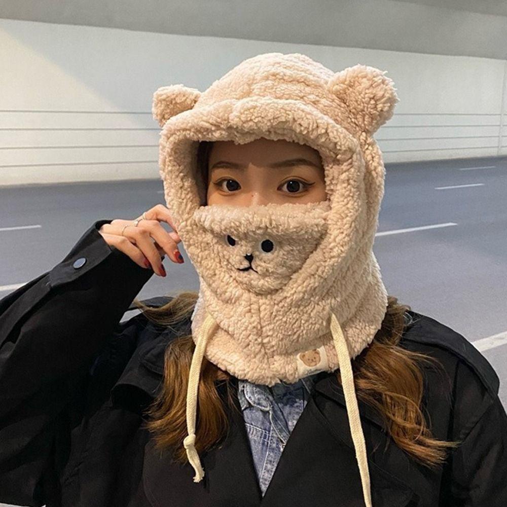 Mũ Beanie Chống Gió Giữ Ấm Mùa Đông Thời Trang Dễ Thương 1 Cái