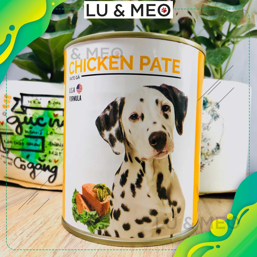 Pate gà cho chó mọi lứa tuổi Hello Dog 850g