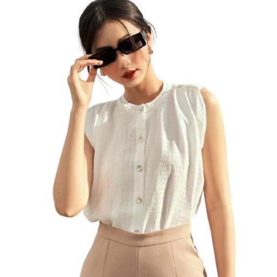 OLV - Áo kiểu Tegan Pleated Top
