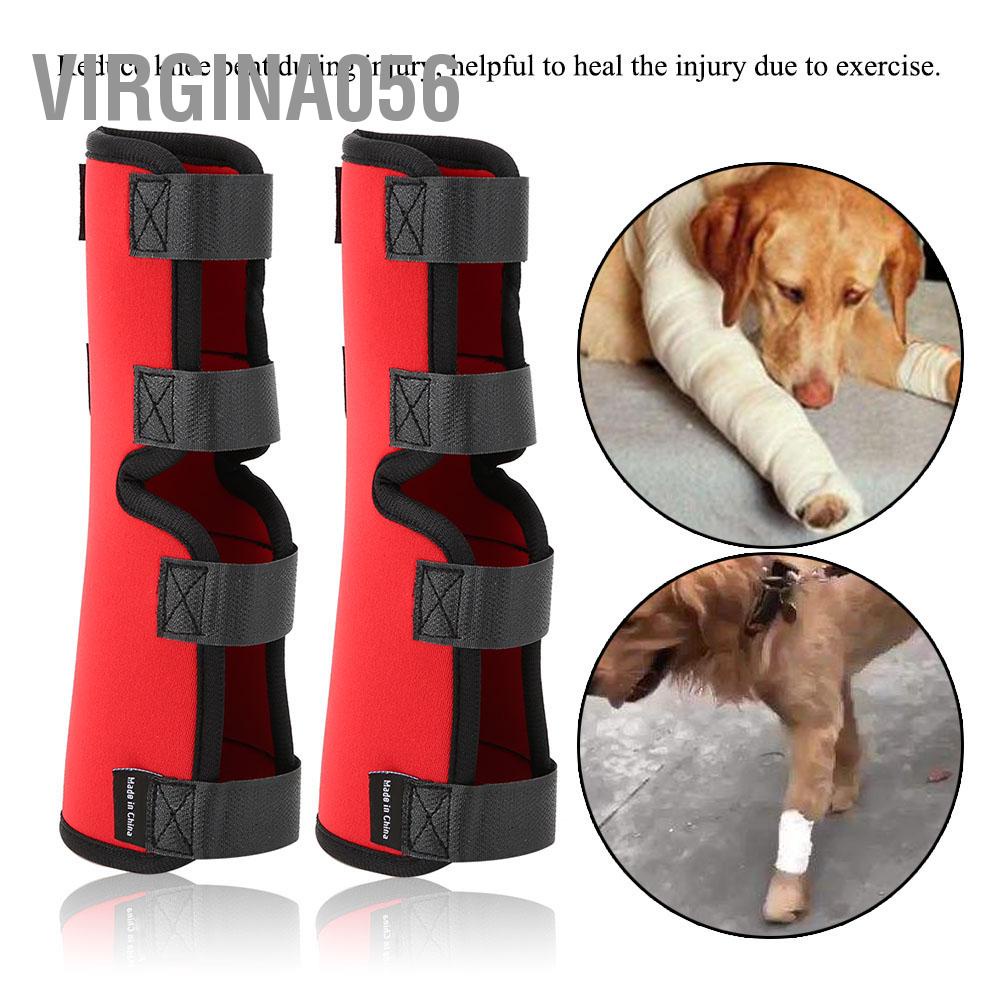 Hàng Hot 1 cặp Bịt chân sau cho chó Vật nuôi bị thương Băng quấn Hock Chung bọc bảo vệ Hàng giao ngayVirgina056