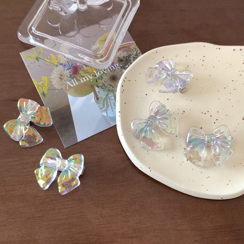 Kẹp Tóc Nơ Phong Cách Nhật Bản Hàn Quốc Ngọt Ngào Hàng Mới