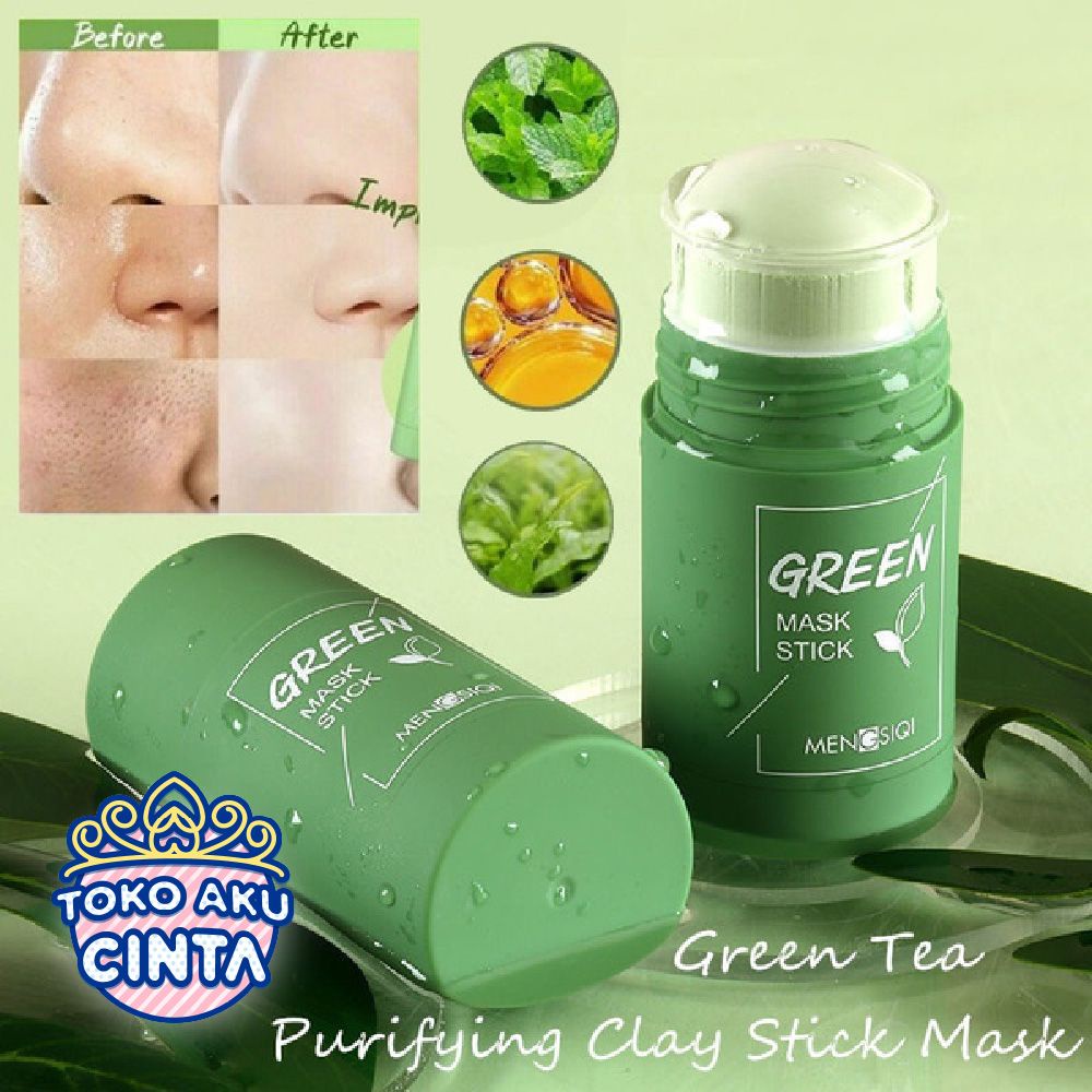 (Hàng Mới Về) Mặt nạ bùn trà xanh dưỡng ẩm kiềm dầu - green mask stick  Ouqianya