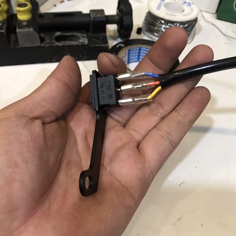 Mạch On Off Lắp Đèn Trợ Sáng Bi Cầu Mini 2 Chế Độ 3 Dây