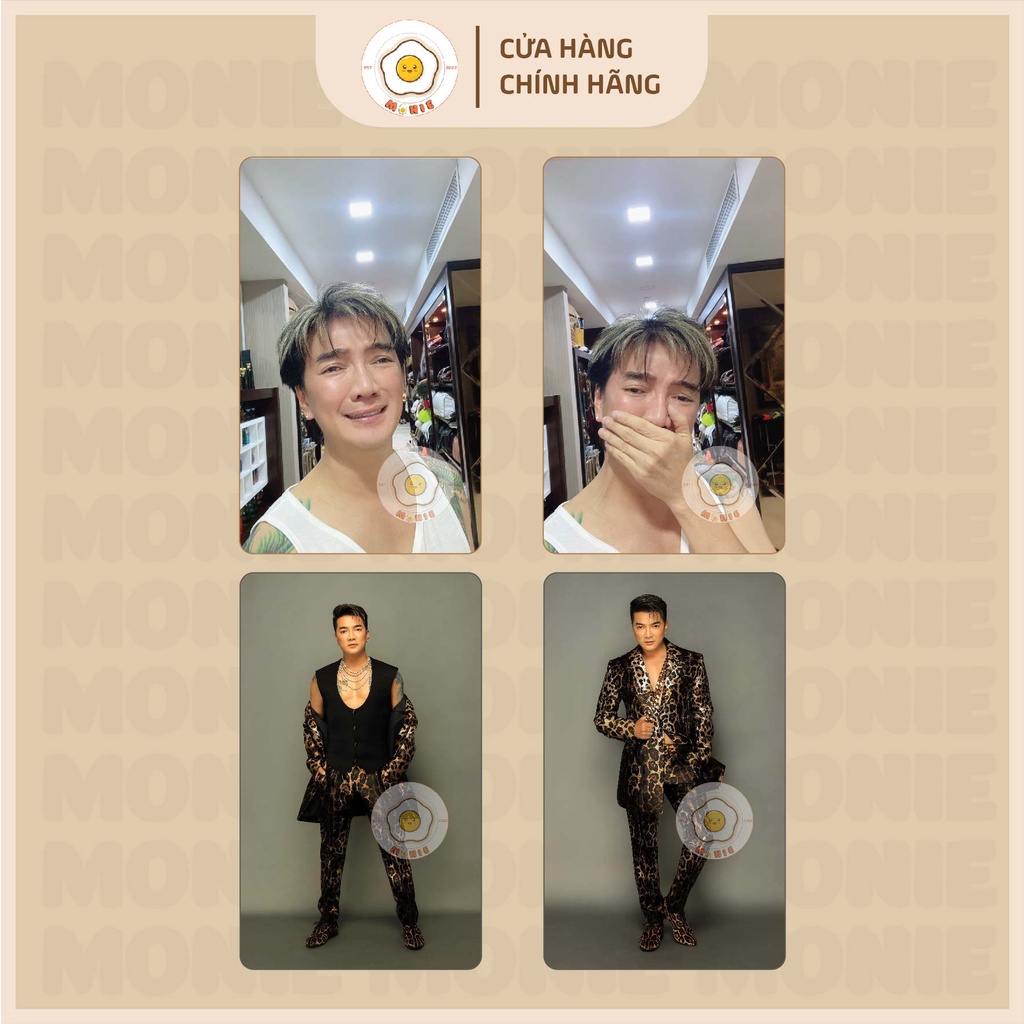 Card bo góc Đàm Vĩnh Hưng 2 mặt (12 kiểu) Đàm giáng sinh, Đàm khò, Đàm xà, Damlingo,...