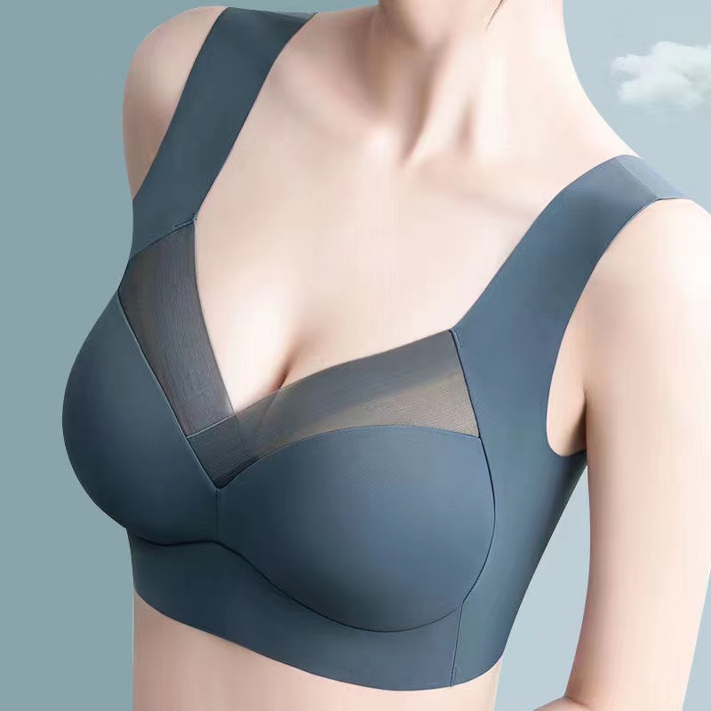 Áo Ngực Thể Thao Không Đường May Chống Chảy Xệ Không Gọng Thép Chống Sốc Cho Nữ