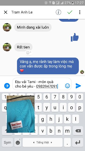 Địu vải Tami cotton cao cấp