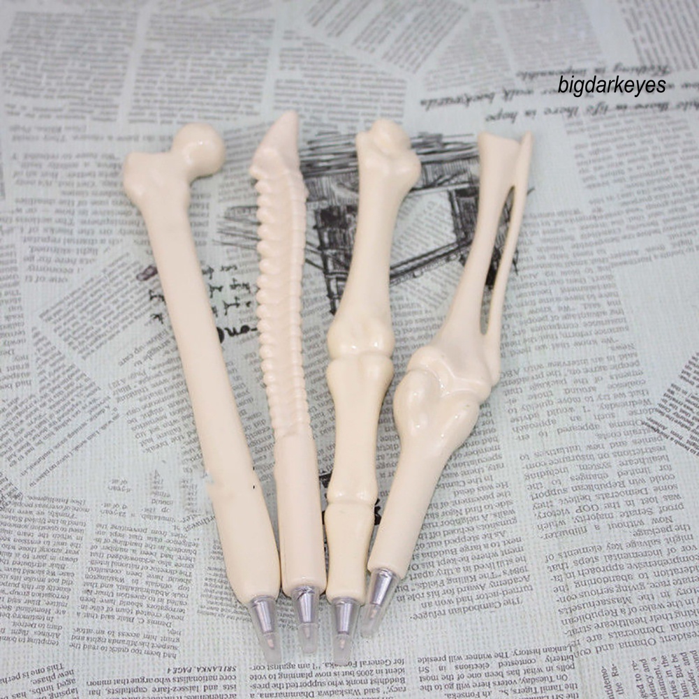 5 Bút Bi Ngòi 0.7mm Hình Cục Xương Sáng Tạo
