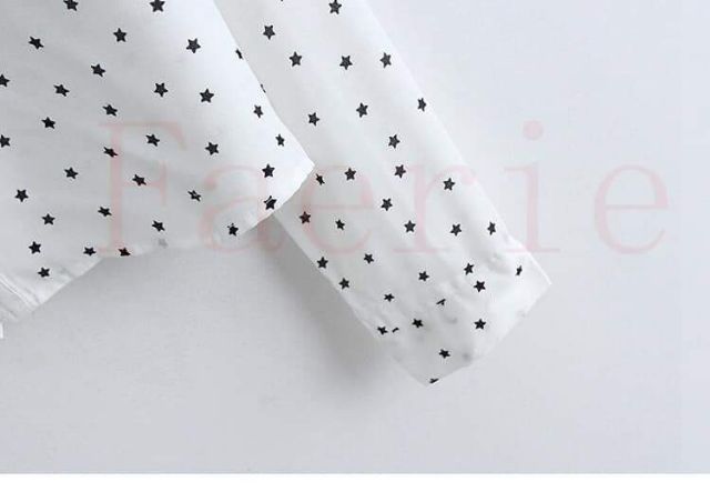 Áo sơ mi HM hoạ tiết sao và ket sọc hàng TQXK sale lẻ size
