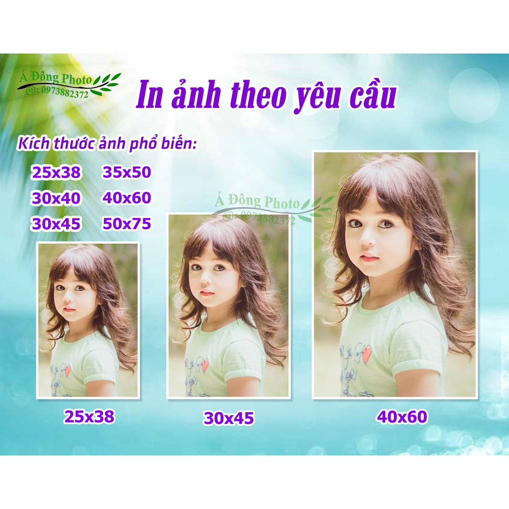 In Ảnh Size Lớn - Ép Lụa - Giấy ảnh Fujifilm