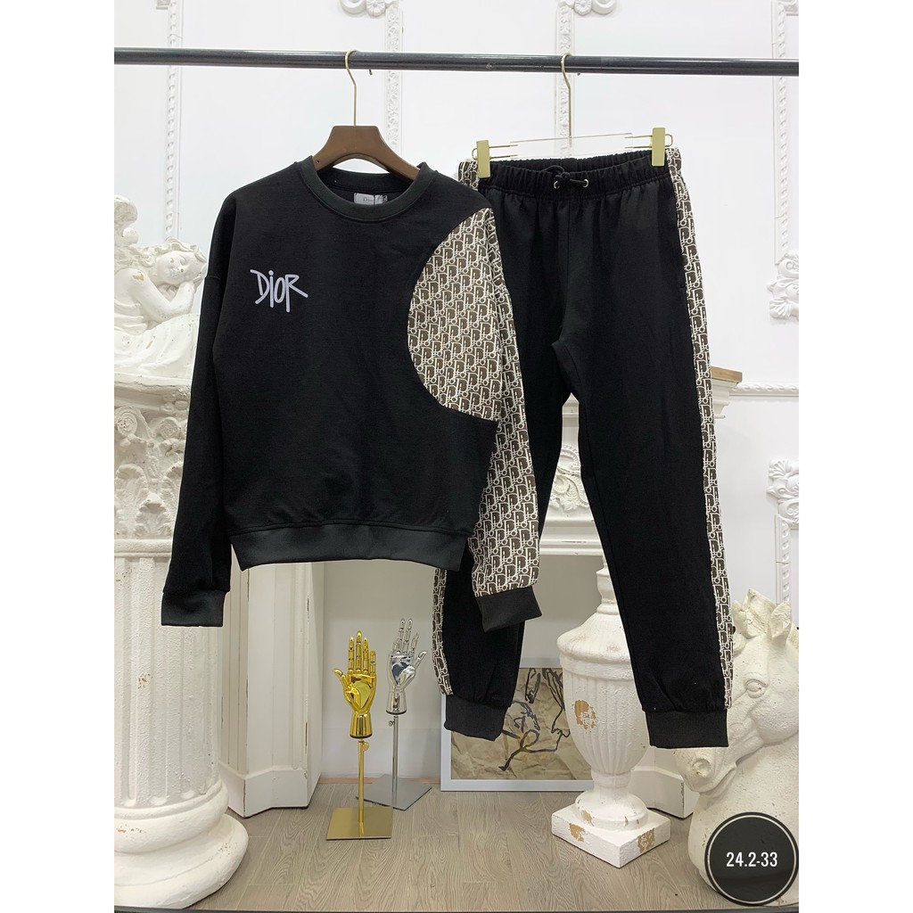 Bộ Nỉ Nam Dlor sọc hoạ tiết-Set Bộ Thế Thao Nam Hàng Nỉ Dày Dặn , Mềm Mịn Cao Cấp Hàng Full Size MSP 24.4