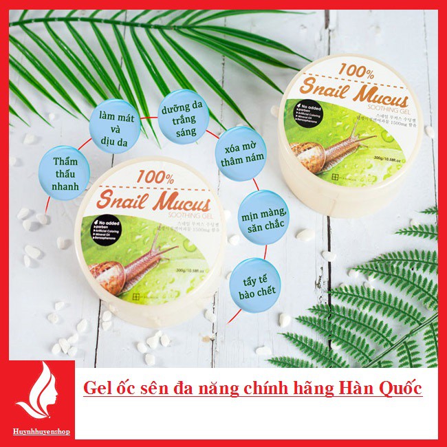 [chính hãng giá sỉ] Gel dưỡng da ốc sên Ra &amp; Gowoori hộp lớn 300g