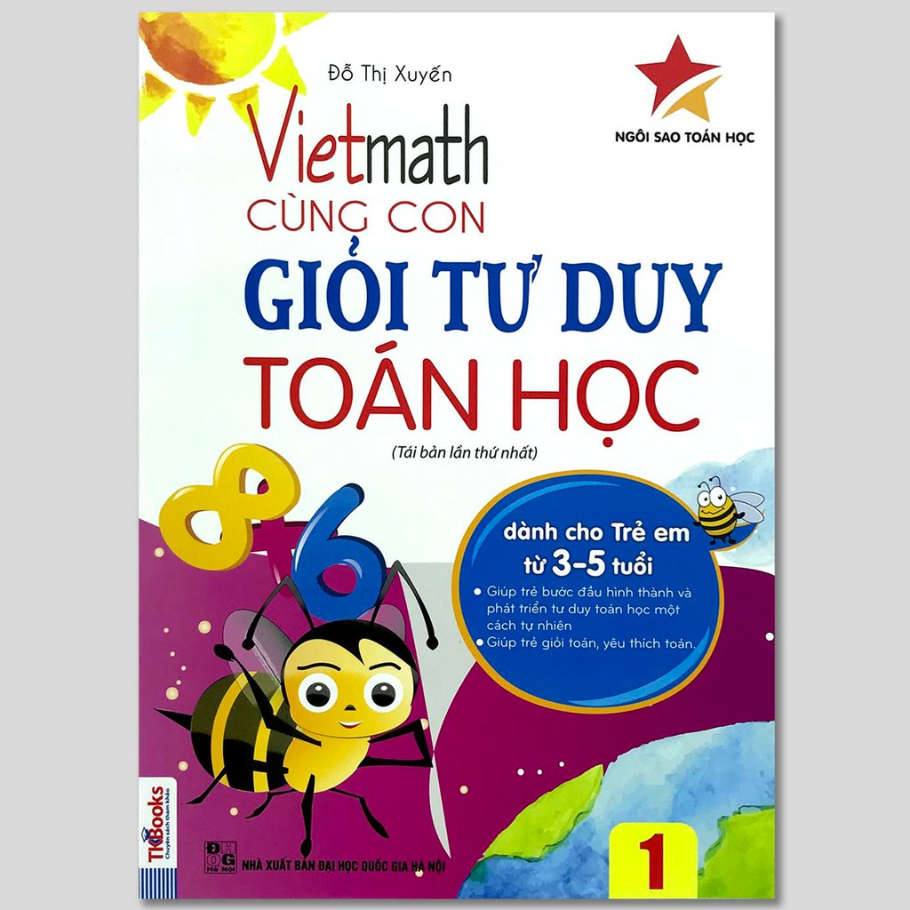 Sách - Vietmath – Cùng Con Giỏi Tư Duy Toán Học Tập 1