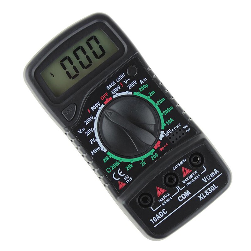 Máy đo điện vạn năng điện tử XL-830L + Bộ phụ kiện kèm theo