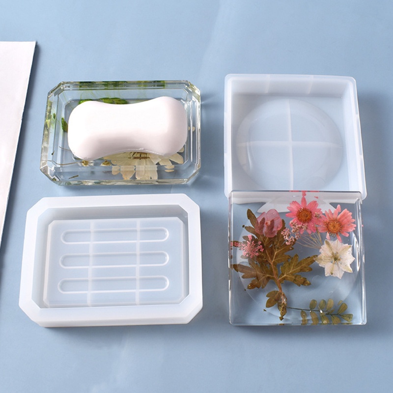 Sa Khuôn Silicone Làm Xà Phòng Thủ Công DIY