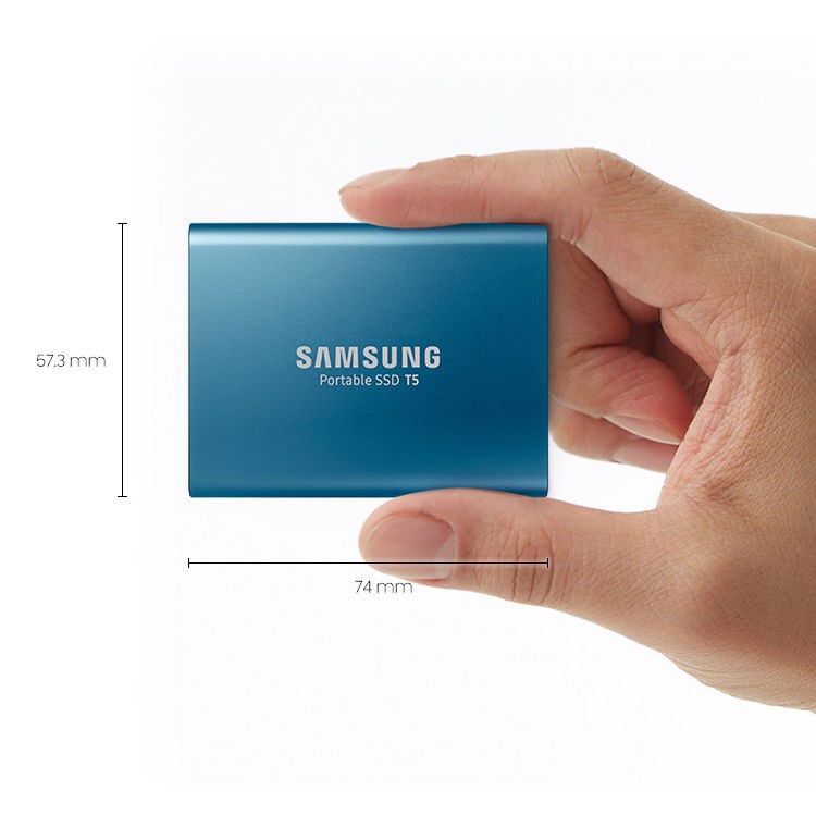 Ổ cứng di động SSD External Samsung T5 1TB - USB 3.1 Gen 2 (MU-PA1T0B) | WebRaoVat - webraovat.net.vn