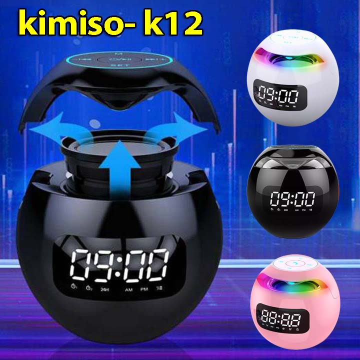 Loa Kimiso KS12 - Loa Bluetooth Mini Có Đèn Led Chính Hãng Nghe Nhạc