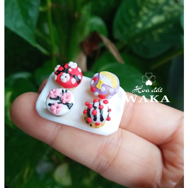 8 Mẫu Bánh CupCake Mini 01 Tỉ lệ 1/12